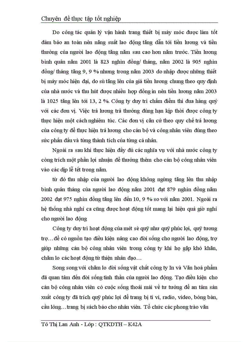 image for page Hoàn thiện các hình thức khuyến khích vật chất và tinh thần cho người lao động ở công ty In và Văn hoá phẩm