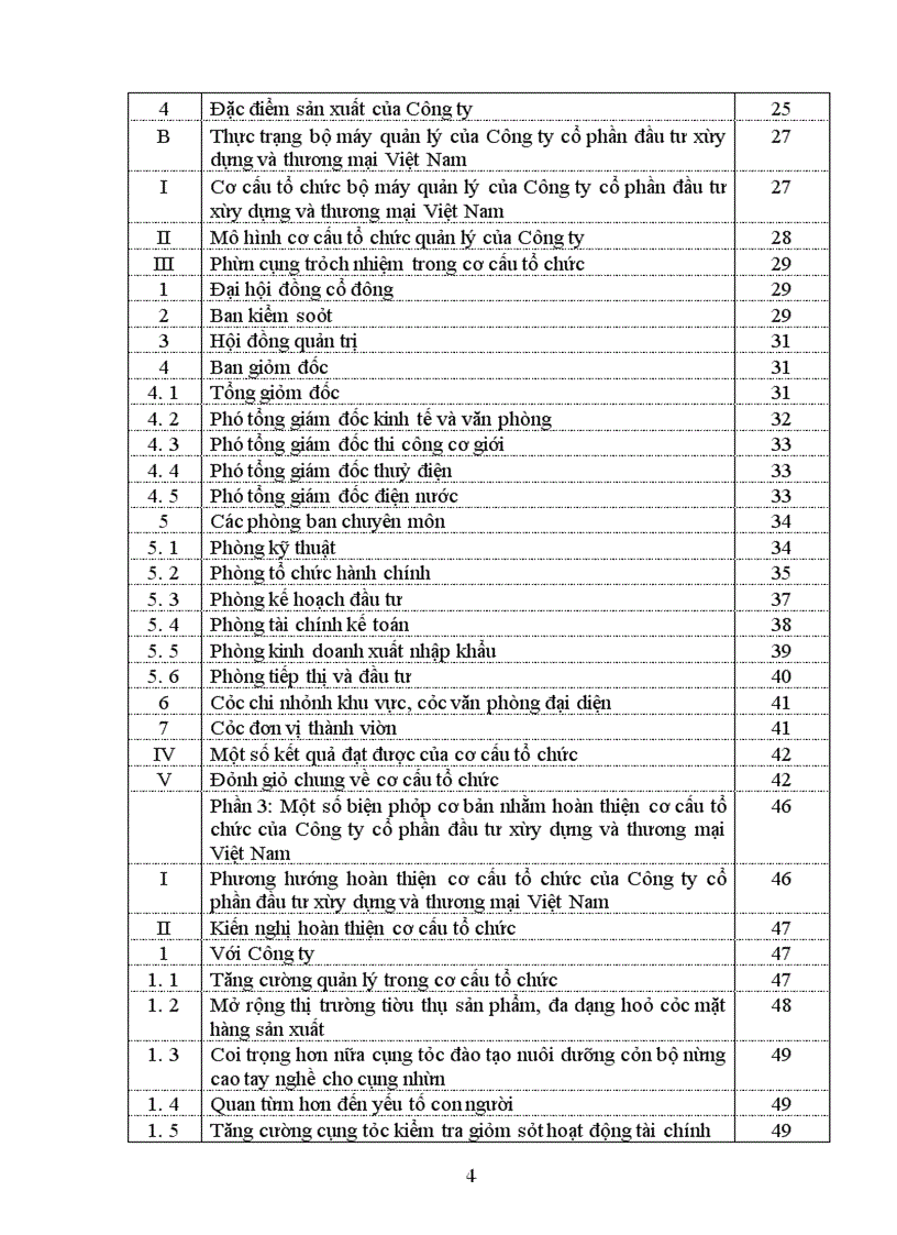 image for page Thực trạng cơ cấu tổ chức của Công ty cổ phần đầu tư xây dựng và thương mại Việt Nam