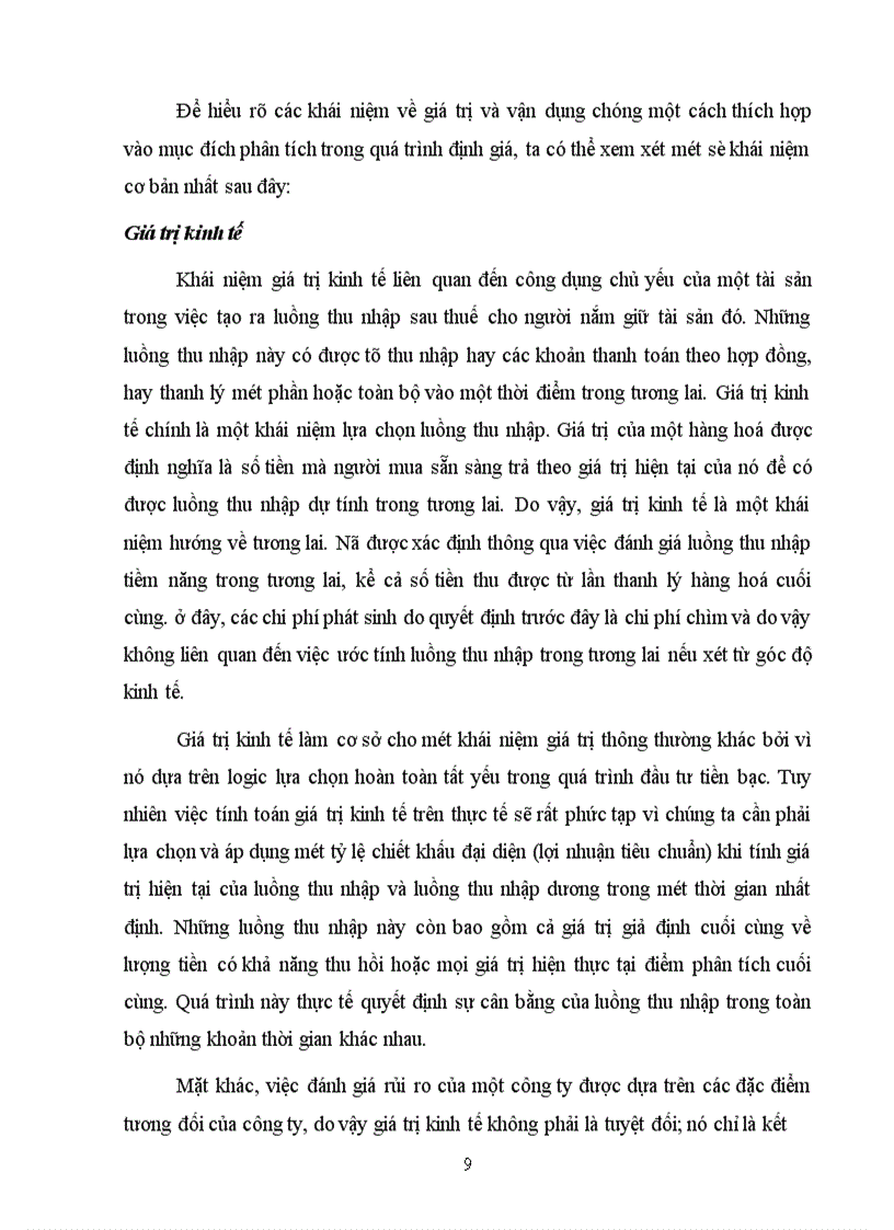 image for page Những vấn đề lý thuyết liên quan đến định giá cổ phiếu