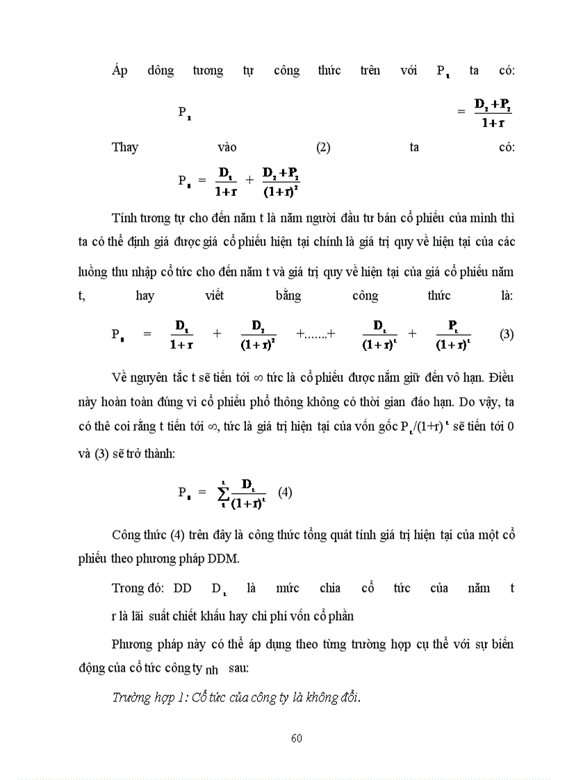 image for page Những vấn đề lý thuyết liên quan đến định giá cổ phiếu