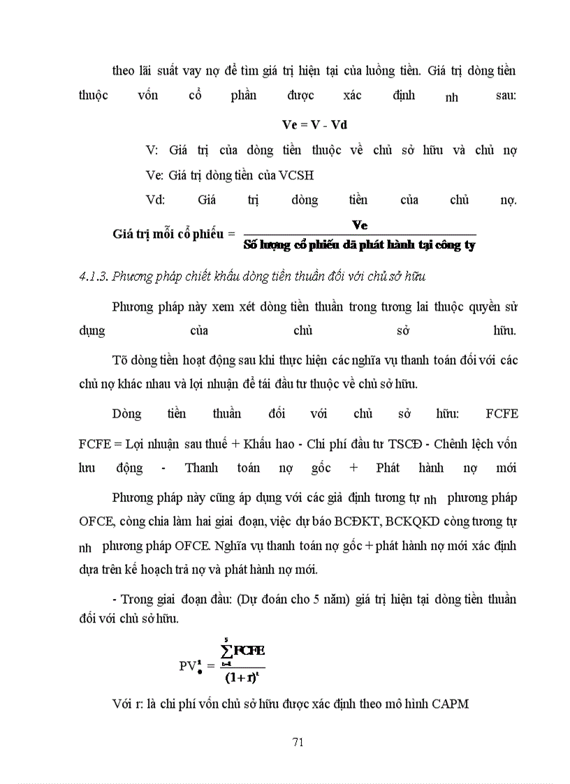 image for page Những vấn đề lý thuyết liên quan đến định giá cổ phiếu