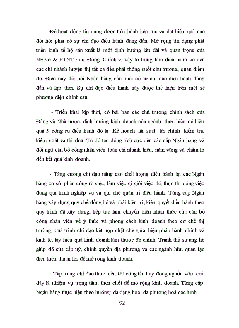 image for page Mở rộng tín dụng phát triển kinh tế hộ sản xuất tại NHNo&PTNT kim động