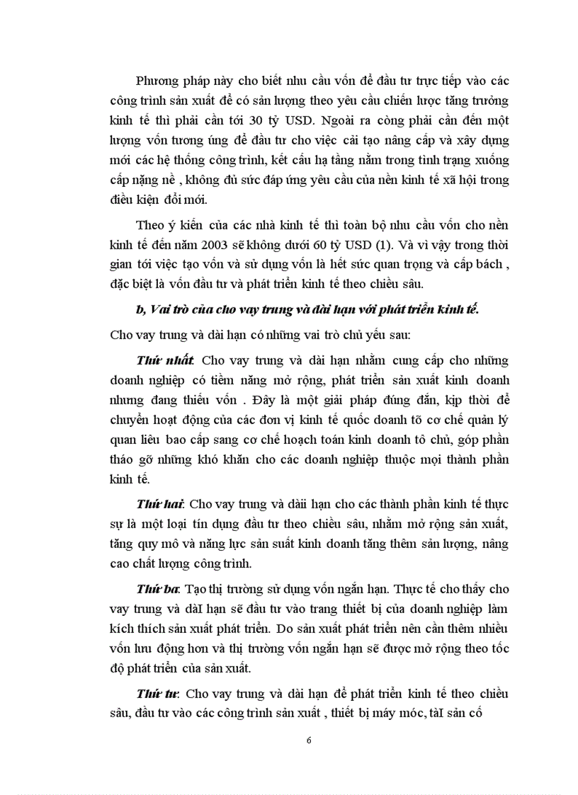 image for page Nâng cao hiệu quả tín dụng trung dài hạn tại chi nhánh Ngân hàng công thương khu vực Ba Đình.