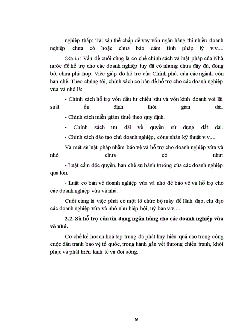 image for page Nâng cao chất lượng tín dụng ngân hàng đối với các doanh nghiệp vừa và nhỏ ở nước ta