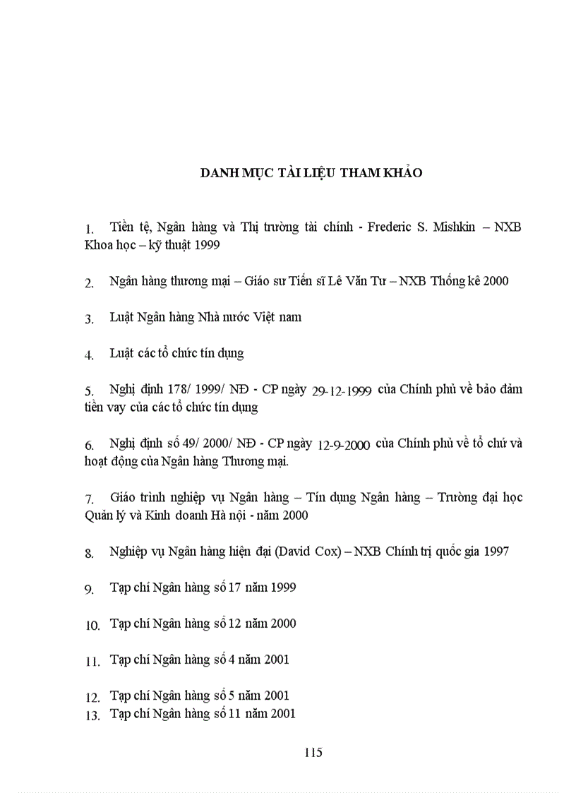image for page Một số biện pháp phòng ngừa rủi ro tín dụng đối với doanh nghiệp ngoài quốc doanh tại Ngân hàng Thương mại Cổ phần Quân đội Việt nam.