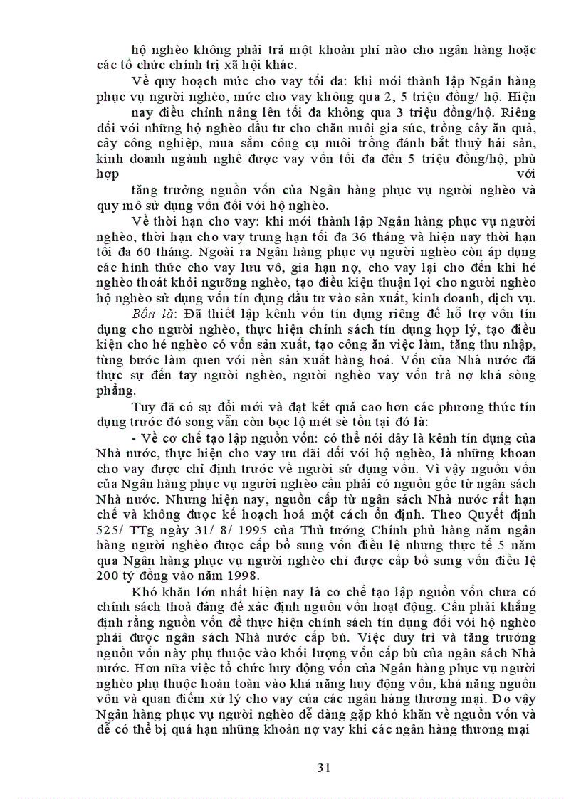 image for page Tạo lập và sử dụng vốn cho người nghèo, thực trạng - giải pháp.
