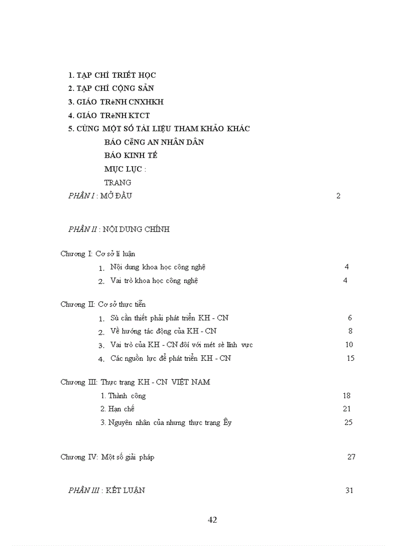 image for page Vai trò của khoa học công nghệ trong quá trình công nghiệp hoá-hiện đại hoá ở nước ta Người hướng dẫn