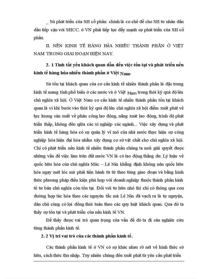 image for page Nền kinh tế hàng hóa nhiều thành phần ở việt nam trong giai đoạn hiện nay.