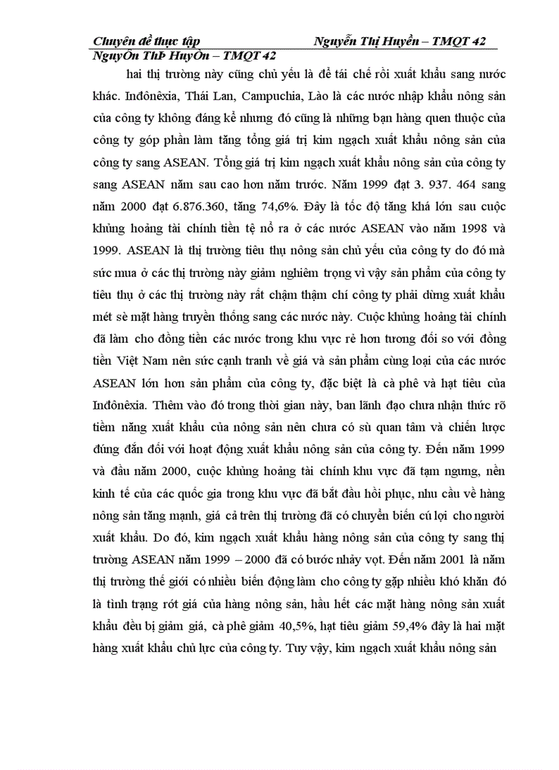 image for page Thực trạng và giải pháp đẩy mạnh xuất khẩu nông sản Việt Nam sang thị trường các nước ASEAN của công ty xuất nhập khẩu INTIMEX -