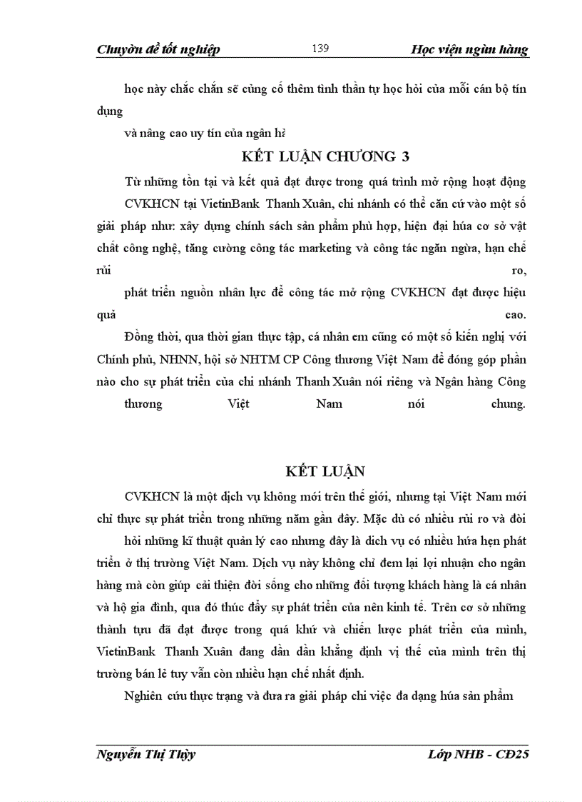 image for page Mở rộng hoạt động cho vay khách hàng cá nhân tại Ngân hàng Thương Mại Cổ Phần Công Thương Việt Nam – Chi nhánh Thanh Xuân
