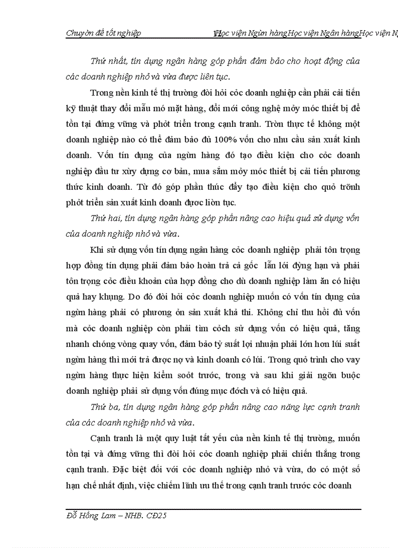 image for page Nâng cao chất lượng tín dụng đối với các doanh nghiệp nhỏ và vừa tại chi nhánh Ngân hàng đầu tư và phát triển tỉnh Thanh Hóa
