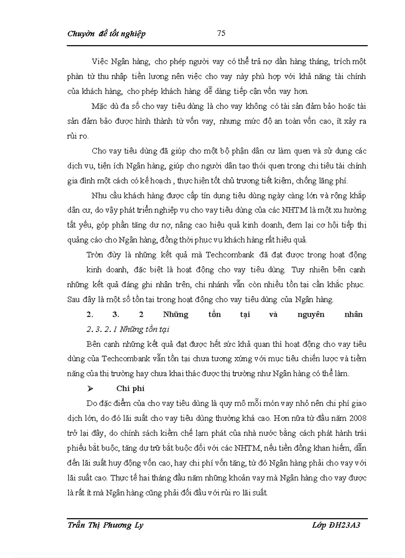 image for page Giải pháp mở rộng hoạt động cho vay tiêu dùng tại Ngân hàng thương mại cổ phẩn Techcombank