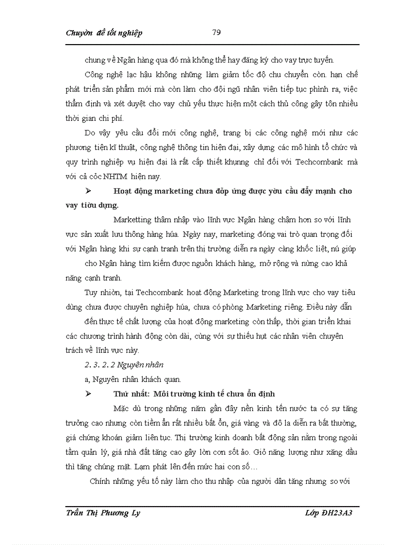 image for page Giải pháp mở rộng hoạt động cho vay tiêu dùng tại Ngân hàng thương mại cổ phẩn Techcombank