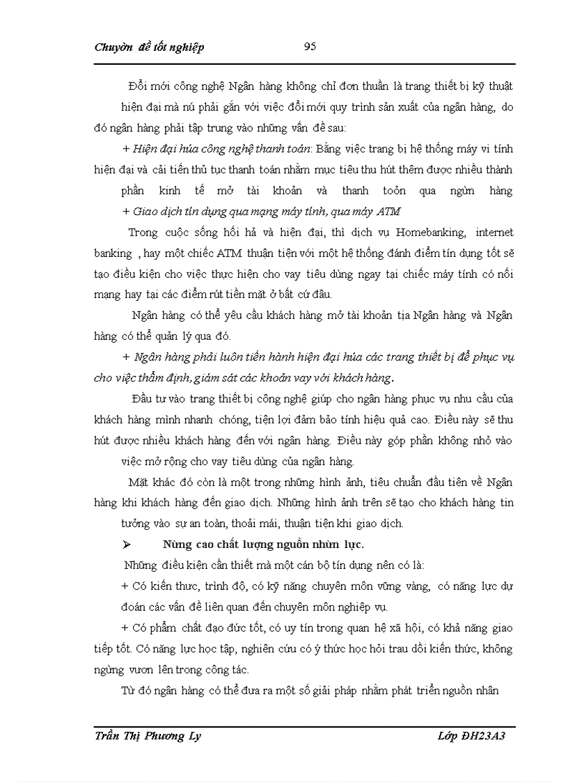 image for page Giải pháp mở rộng hoạt động cho vay tiêu dùng tại Ngân hàng thương mại cổ phẩn Techcombank