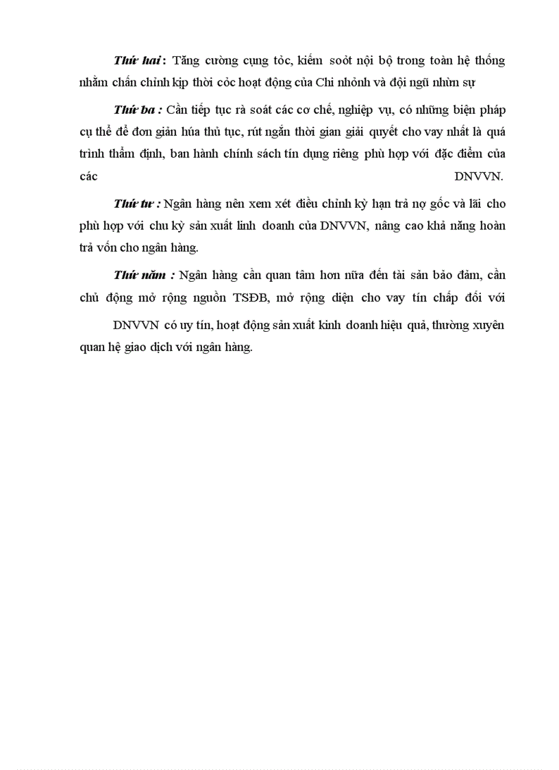 image for page Giải pháp nâng cao chất lượng tín dụng đối với DNVVN tại Ngân hàng TMCP xuất nhập khẩu Việt Nam- chi nhánh Long Biên