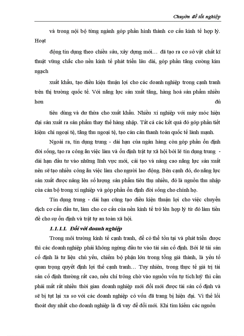 image for page Thực trạng và giải pháp đối với tín dụng trung - dài hạn tại chi nhánh Ngân Hàng No&PTNT Gia Lâm Hà Nội