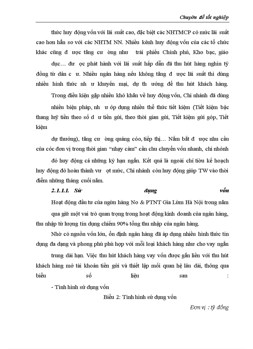 image for page Thực trạng và giải pháp đối với tín dụng trung - dài hạn tại chi nhánh Ngân Hàng No&PTNT Gia Lâm Hà Nội