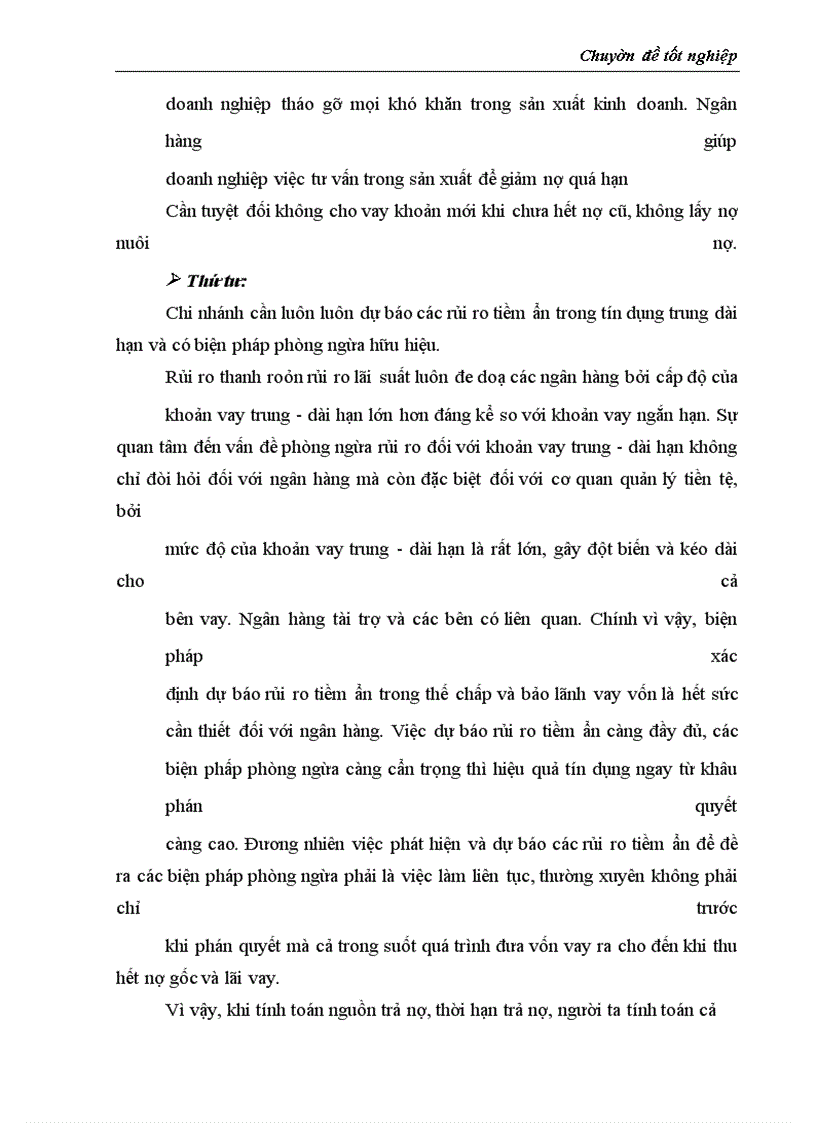 image for page Thực trạng và giải pháp đối với tín dụng trung - dài hạn tại chi nhánh Ngân Hàng No&PTNT Gia Lâm Hà Nội