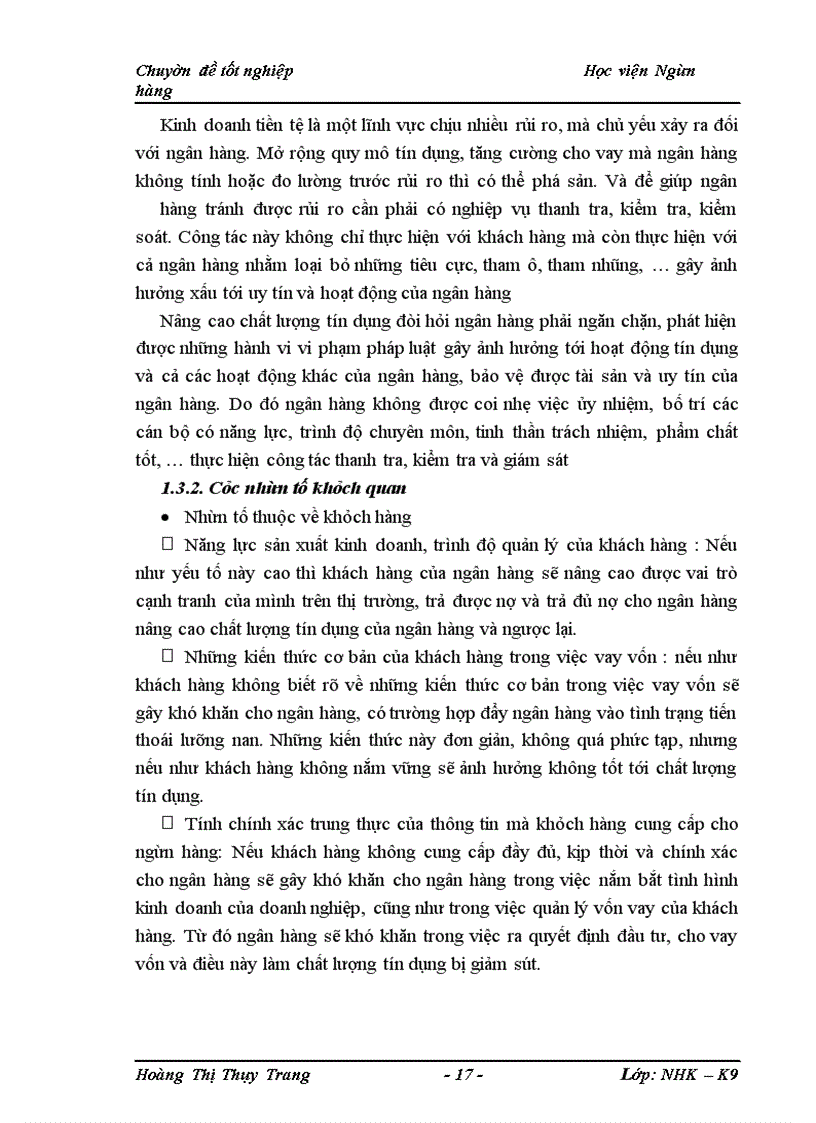 image for page Nâng cao chất lượng tín dụng đối với Chi nhánh ngân hàng TMCP Quân đội – Nghệ An