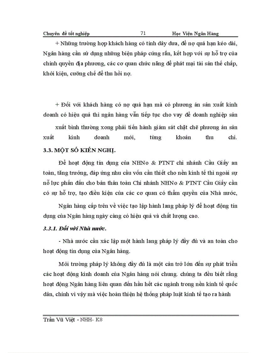 image for page Nâng cao chất lượng tín dụng tại NHNo &PTNT chi nhánh Cầu Giấy