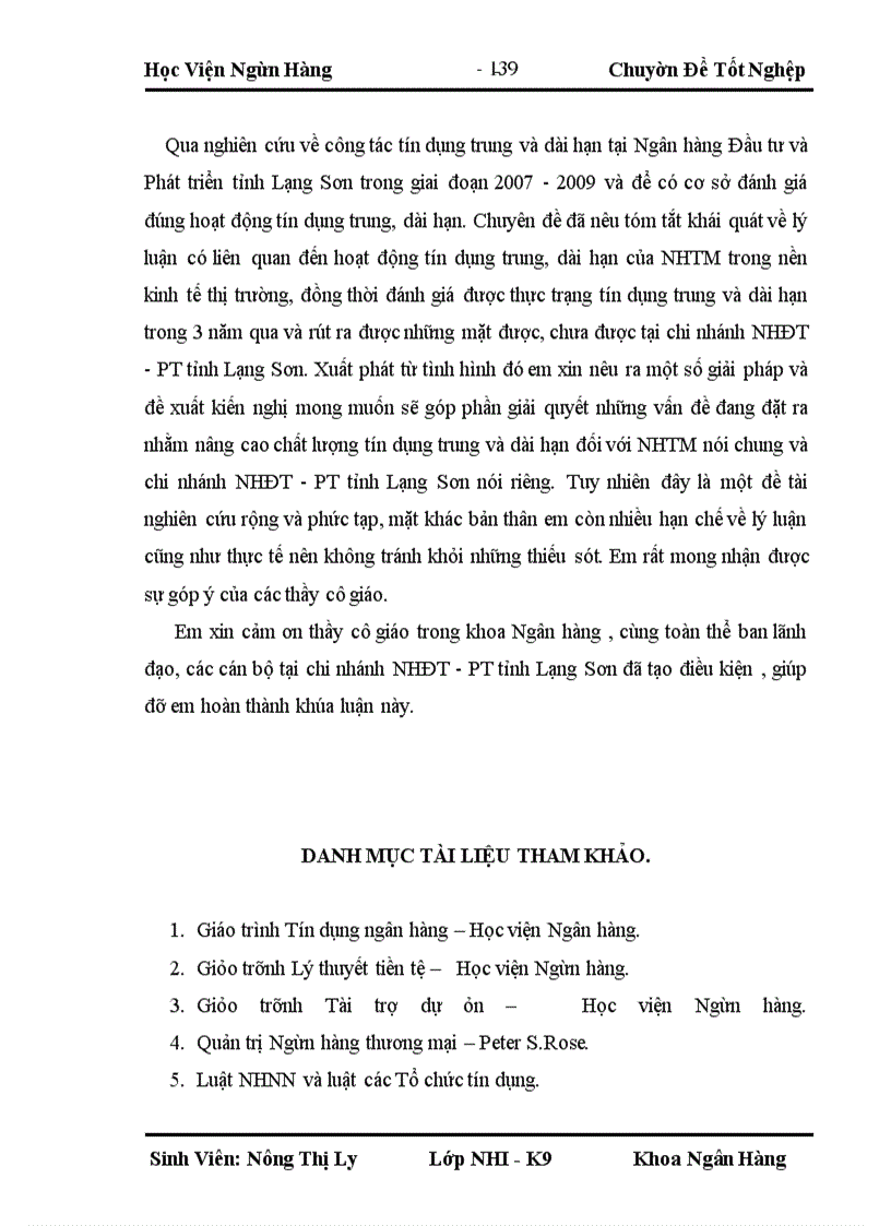 image for page Giải pháp nâng cao chất lượng tín dụng trung và dài hạn tại chi nhánh Ngân hàng Đầu tư và Phát triển Lạng Sơn