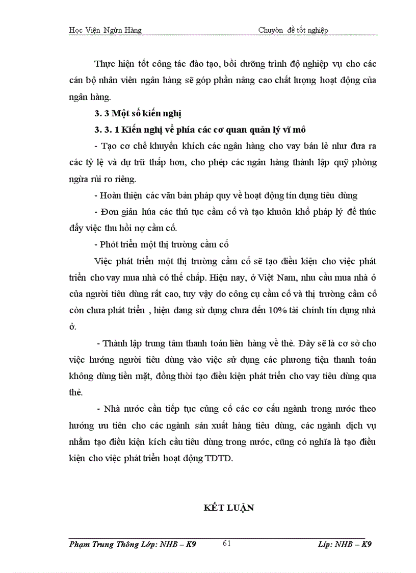 image for page Thực trạng và giải pháp mở rộng tín dụng tiêu dùng tại Ngân hàng thương mại cổ phần kỹ thương Techcombank chi nhánh Hà Nội