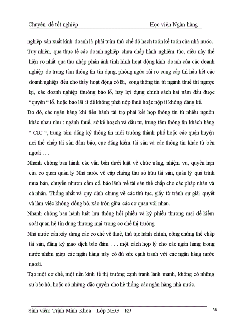 image for page Giải pháp nâng cao chất lượng tín dụng đối với các doanh nghiệp vừa và nhỏ tại sở giao dịch ngân hàng thương mại cổ phần ngoại thương