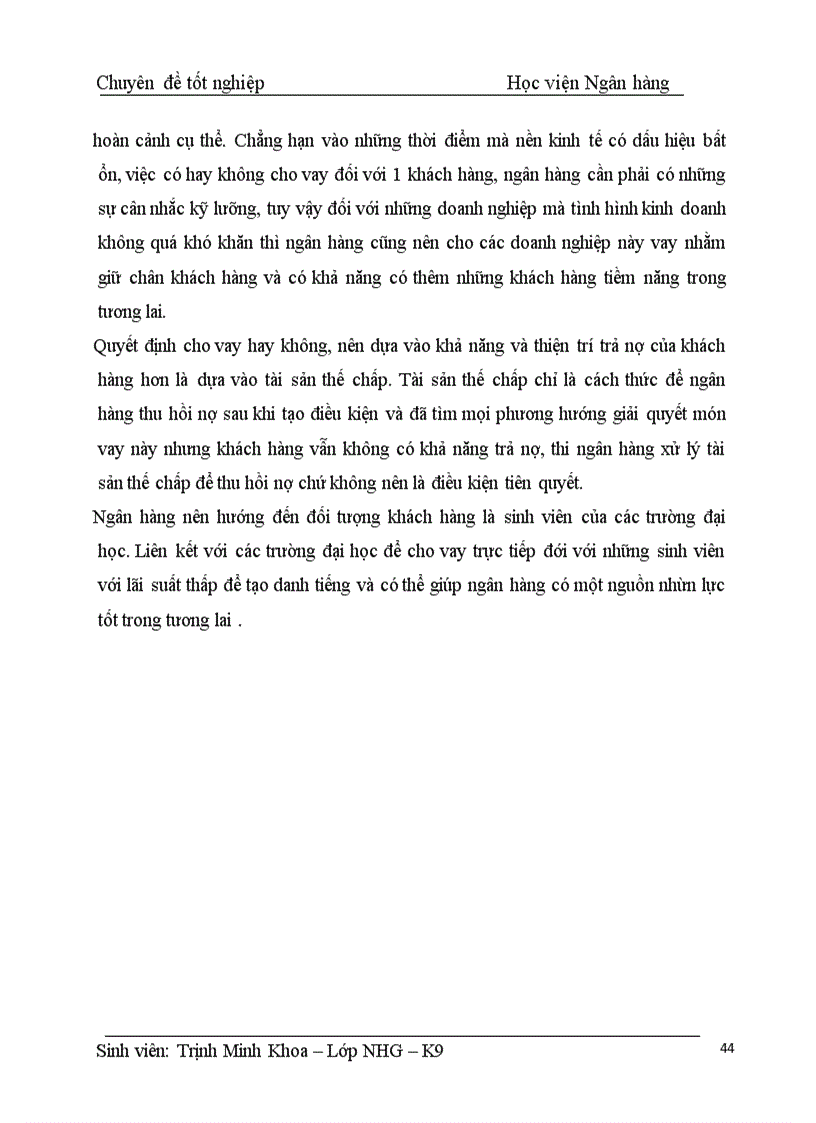 image for page Giải pháp nâng cao chất lượng tín dụng đối với các doanh nghiệp vừa và nhỏ tại sở giao dịch ngân hàng thương mại cổ phần ngoại thương