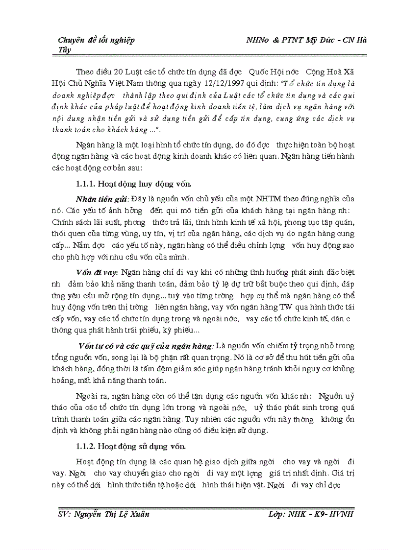 image for page Giải pháp nâng cao chất lượng tín dụng trung và dài hạn tại Chi nhánh NHNo & PTNT Mỹ Đức