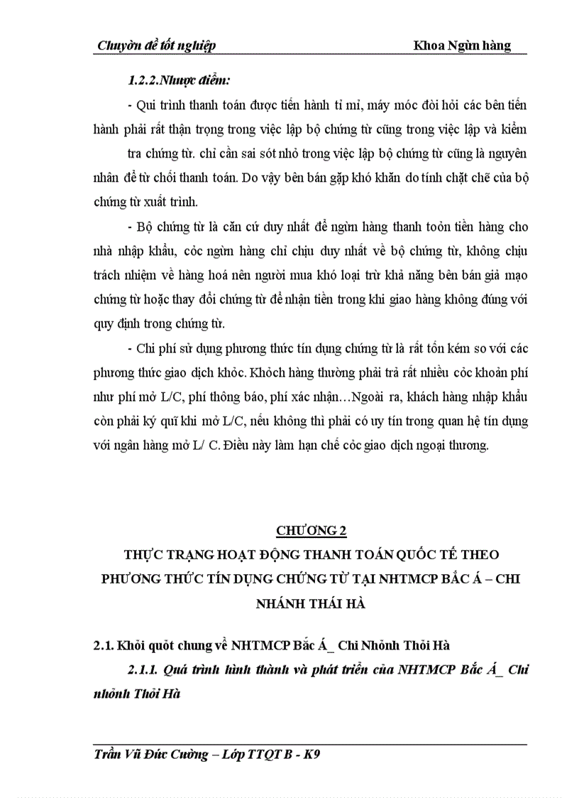 image for page Nâng cao hiệu quả hoạt động thanh toán quốc tế theo phương thức tín dụng chứng từ tại ngân hàng TMCP Bắc Á_chi nhánh Thái Hà