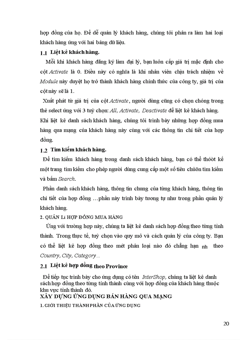 image for page Xây dựng ứng dụng bán hàng qua mạng.