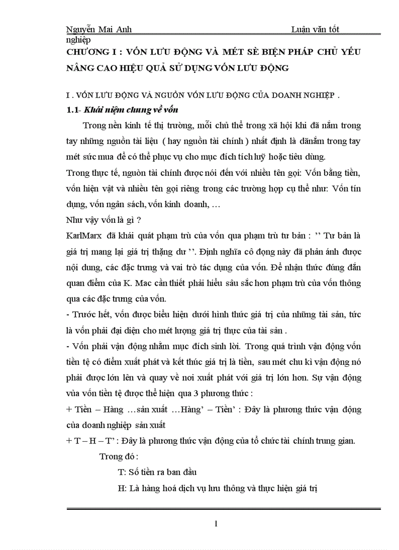 image for page Thực trạng việc tổ chức, quản lí và sử dụng vốn lưu động tại công ty hoá dầu Petrolimex