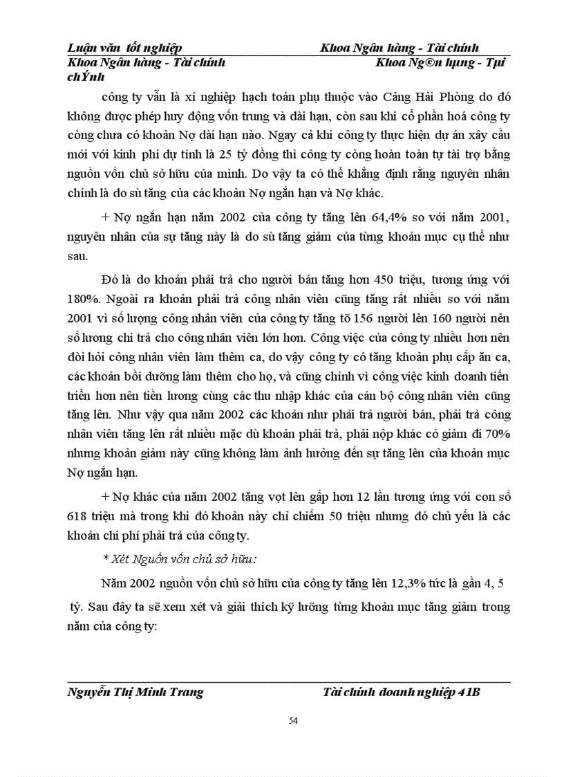 image for page Hiệu quả sử dụng vốn và một số biện pháp tài chính nhằm nâng cao hiệu quả sử dụng vốn tại Công ty cổ phần Cảng Đoạn Xá