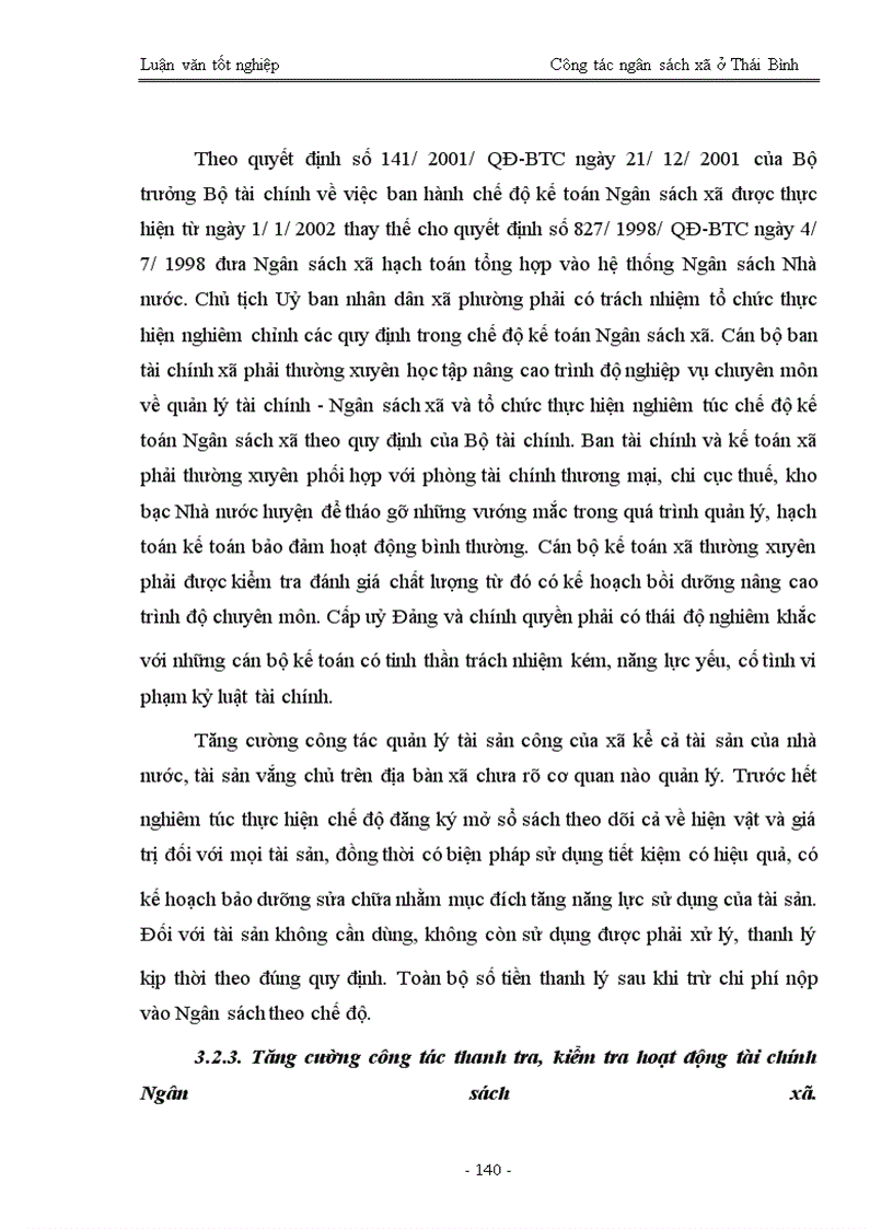 image for page Quản lý ngân sách trên địa bàn tỉnh ở Thái Bình - Thực trạng và giải pháp