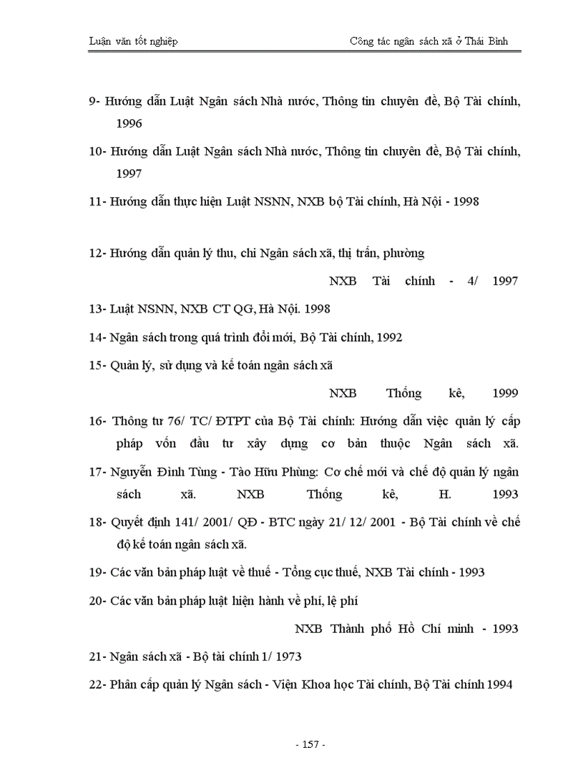 image for page Quản lý ngân sách trên địa bàn tỉnh ở Thái Bình - Thực trạng và giải pháp