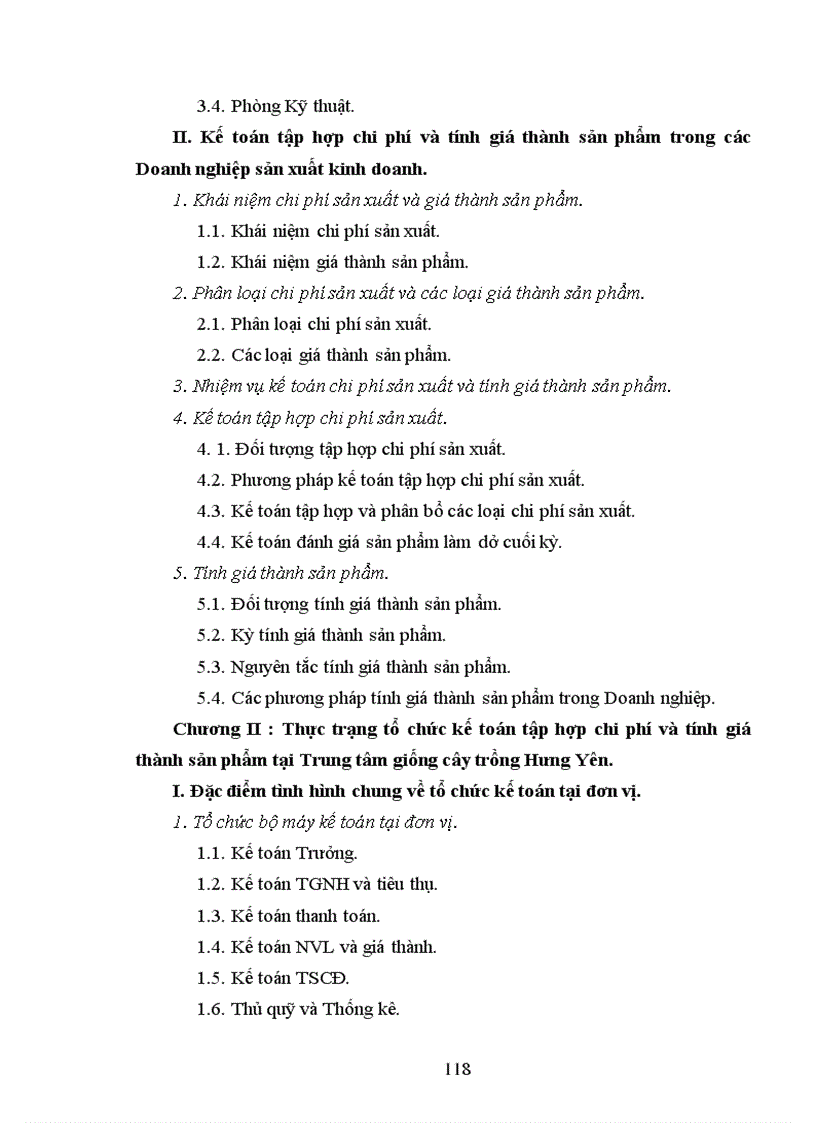 image for page Kế toán tập hợp chi phí và tính giá thành tại Trung tâm giống cây trồng Hưng Yên
