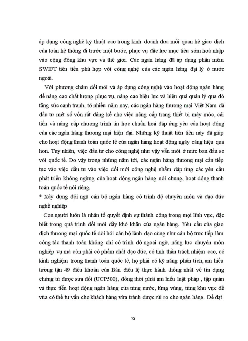 image for page Biện pháp hoàn thiện phương thức thanh toán quốc tế đối với hàng hoá xuất khẩu ở Công ty XNK Tổng hợp I