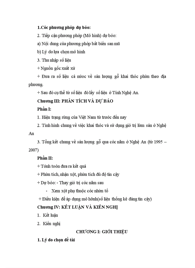 image for page Vận dự báo phân tích để dự báo những thay đổi có thể có về sản lượng gỗ sẽ được khai thác từ rừng ở tỉnh Nghệ An