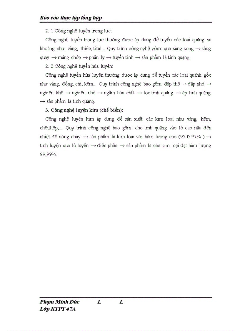 image for page Báo cáo thực tập tổng hợp Tổng Công ty Khoáng sản – TKV sdnklasd