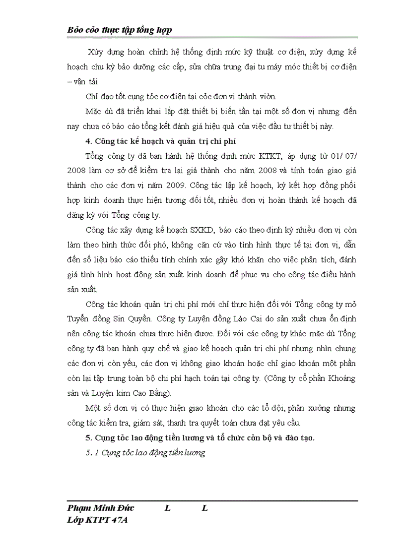 image for page Báo cáo thực tập tổng hợp Tổng Công ty Khoáng sản – TKV sdnklasd