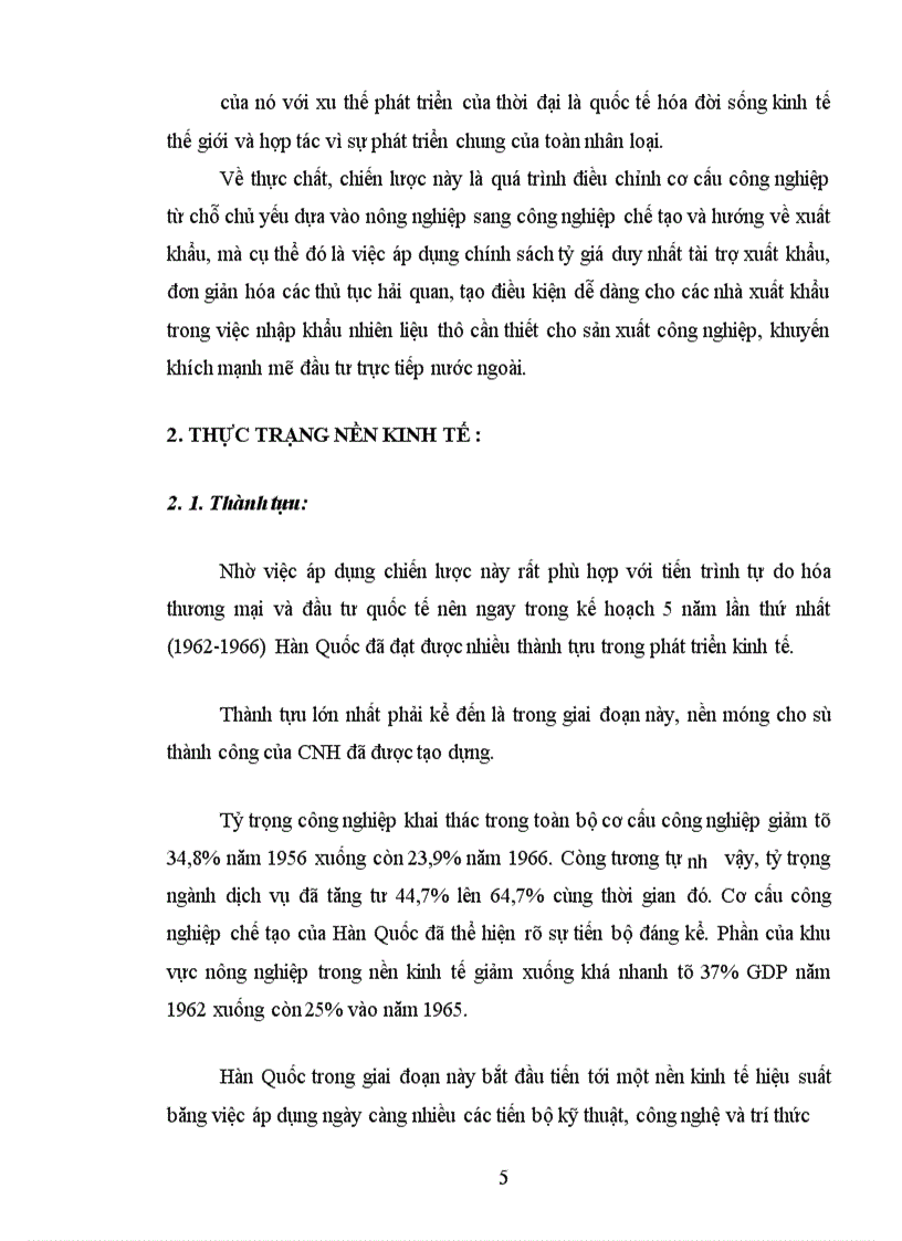 image for page Công nghiệp hóa ở Hàn Quốc giai đoạn 1980-1990 từ đó rút ra kinh nghiệm với Việt Nam