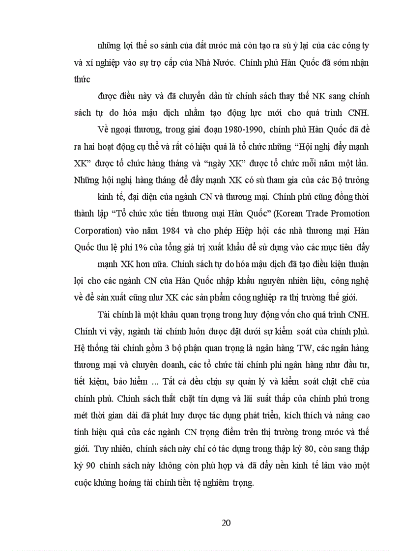 image for page Công nghiệp hóa ở Hàn Quốc giai đoạn 1980-1990 từ đó rút ra kinh nghiệm với Việt Nam