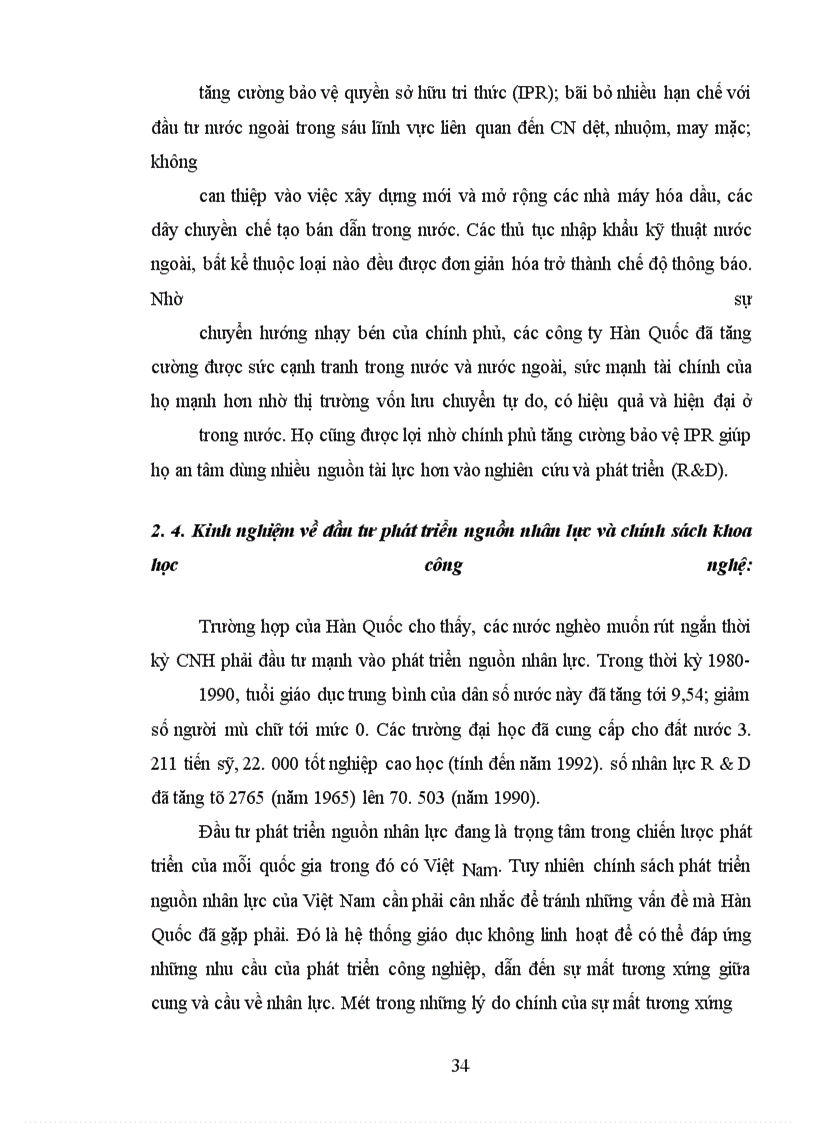 image for page Công nghiệp hóa ở Hàn Quốc giai đoạn 1980-1990 từ đó rút ra kinh nghiệm với Việt Nam