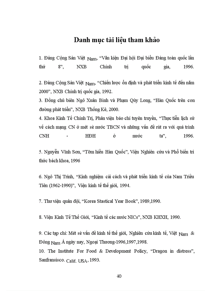 image for page Công nghiệp hóa ở Hàn Quốc giai đoạn 1980-1990 từ đó rút ra kinh nghiệm với Việt Nam