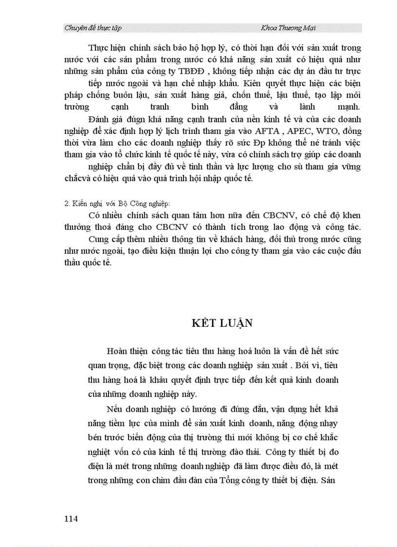 image for page Một số biện pháp đầy mạnh hoạt động tiêu thụ sản phẩm ở Công ty thiết bị đo điện.