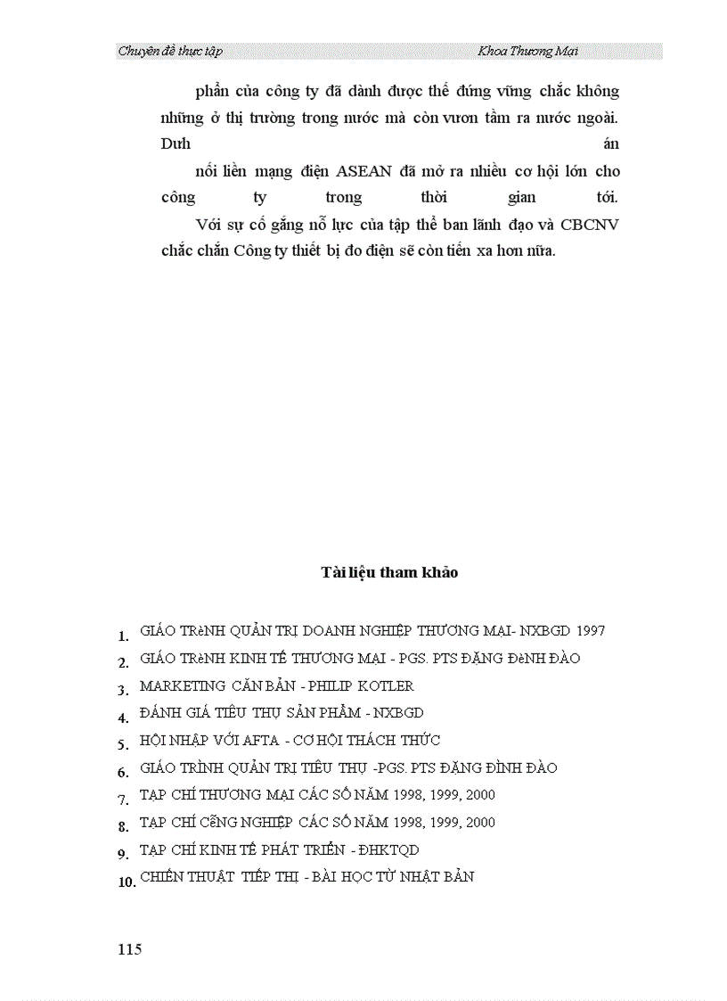 image for page Một số biện pháp đầy mạnh hoạt động tiêu thụ sản phẩm ở Công ty thiết bị đo điện.