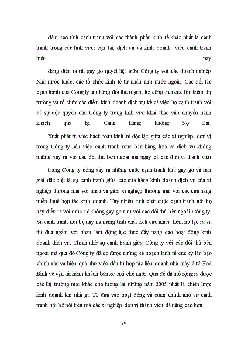 image for page Thực trạng hoạt động sản xuất kinh doanh của Công ty dịch vụ Hàng Không sân bay Nội Bài