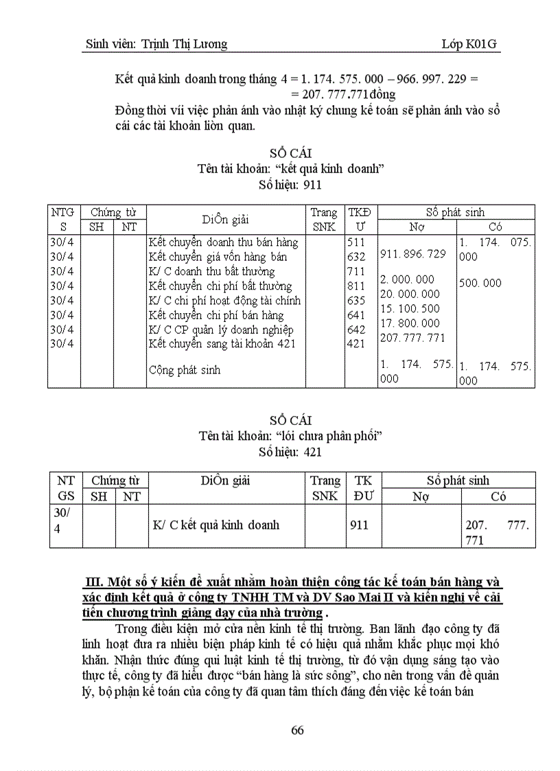 image for page Tình hình thực tế vè công tác kế toán tại cônng ty tnhh tm và dv sao mai II