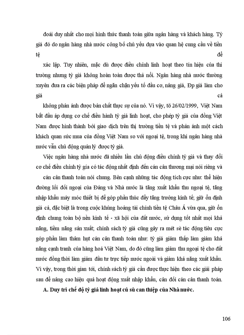 image for page Thực trạng cán cân thanh toán quốc tế của Việt Nam