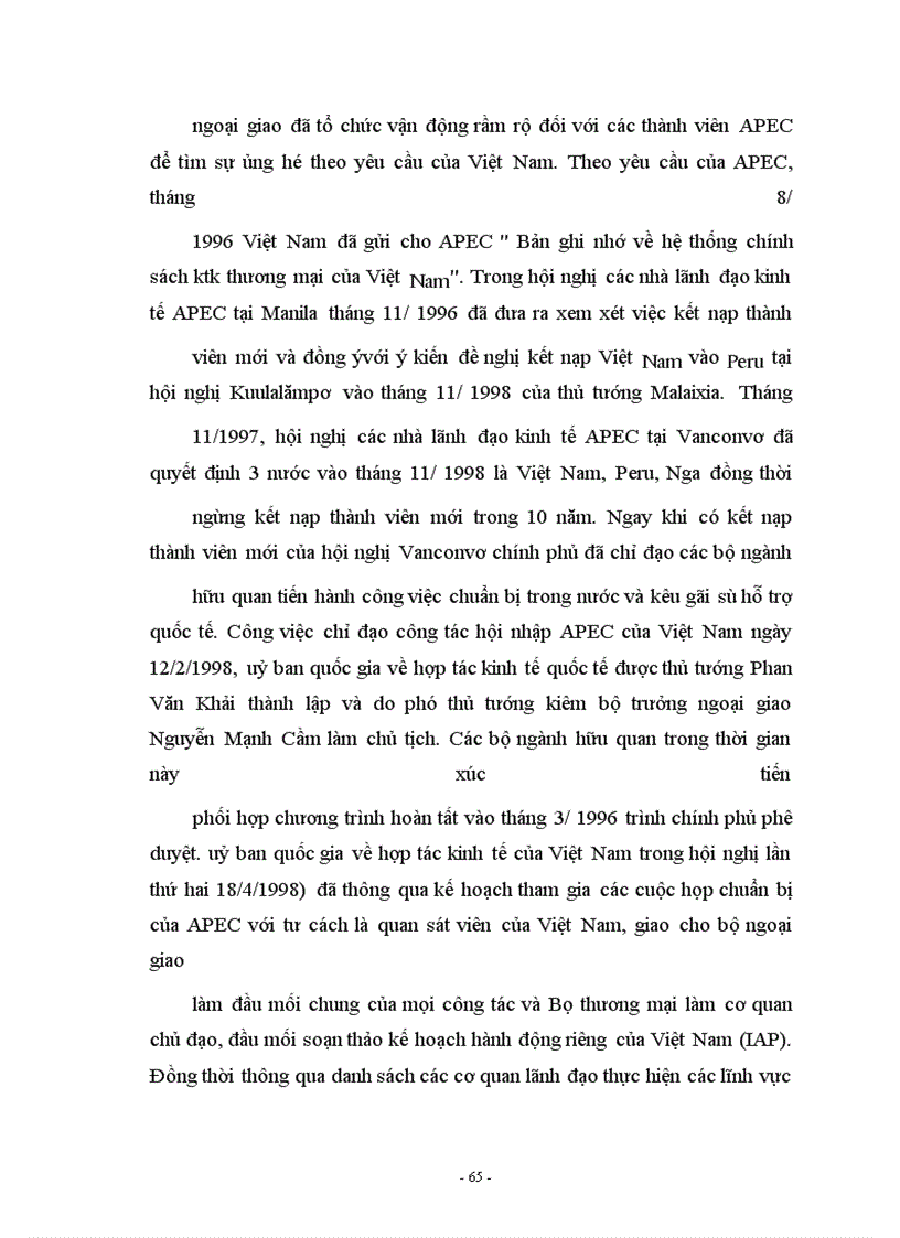 image for page Hợp tác kinh tế Việt Nam - APEC